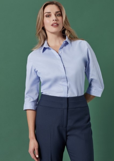 Picture of Biz Corporates Ladies Renew 7/8 Mid-Waist Slim Leg Pant